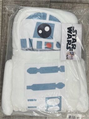 Disney Star Wars C3PO Plush Character Toddler Blanket 30x40 New NWT